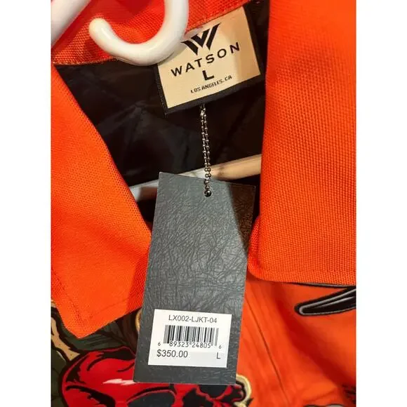 NWT SZ L - Watson NYC Jacket, Orange - Picture 3 of 4